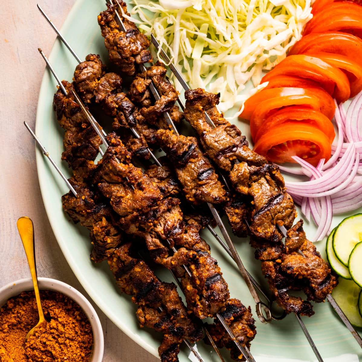 suya on plate image